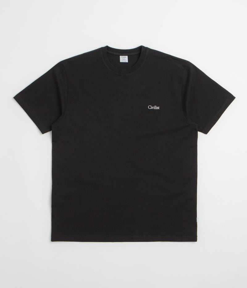 Civilist Mini Logo T-Shirt in Black