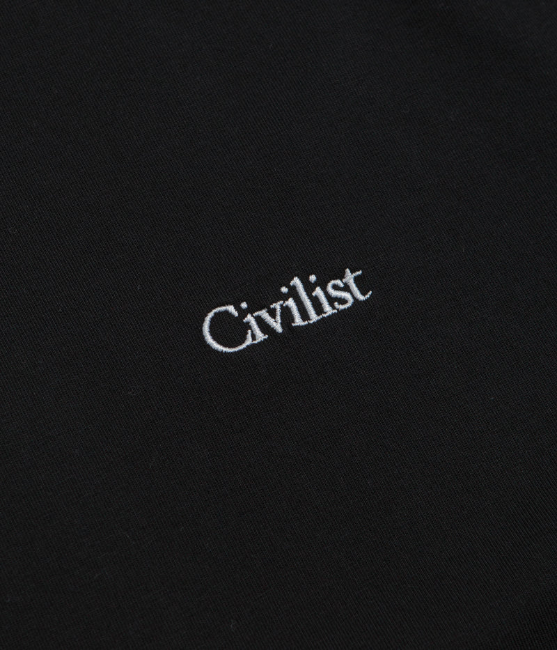 Civilist Mini Logo T-Shirt in Black