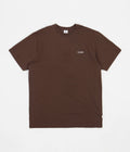 Civilist Mini Logo T-Shirt in Brown