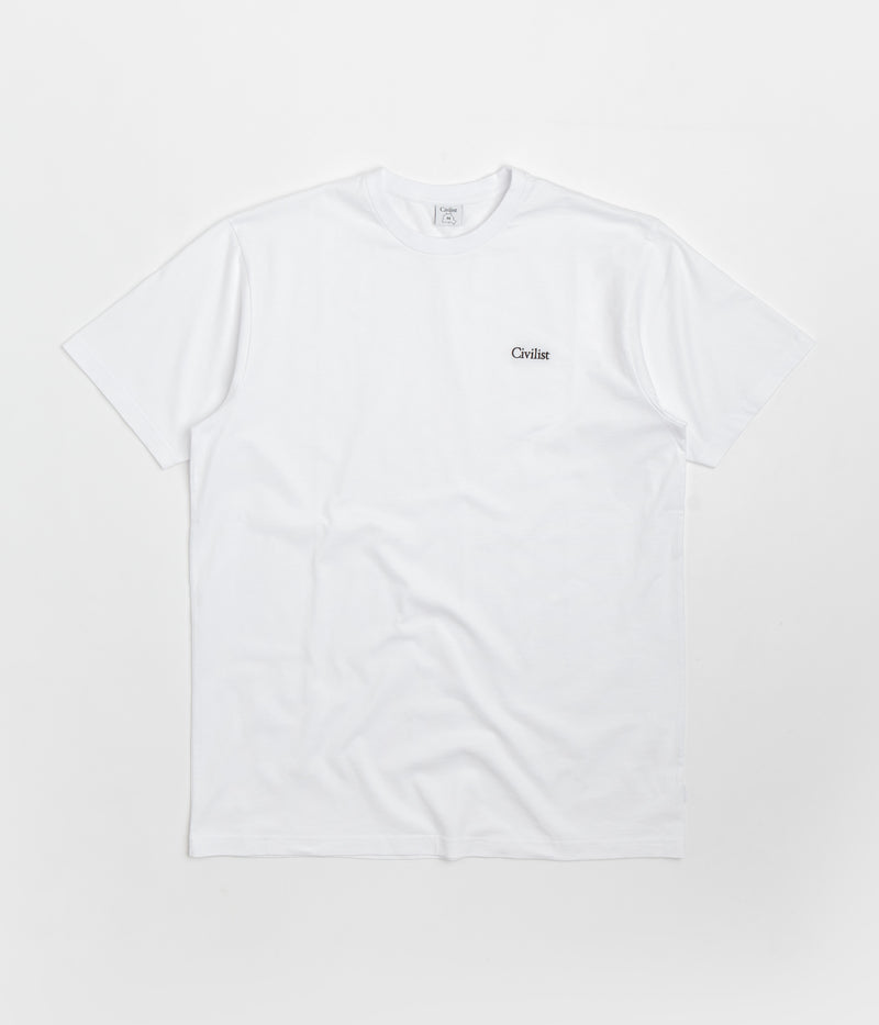 Civilist Mini Logo T-Shirt in White