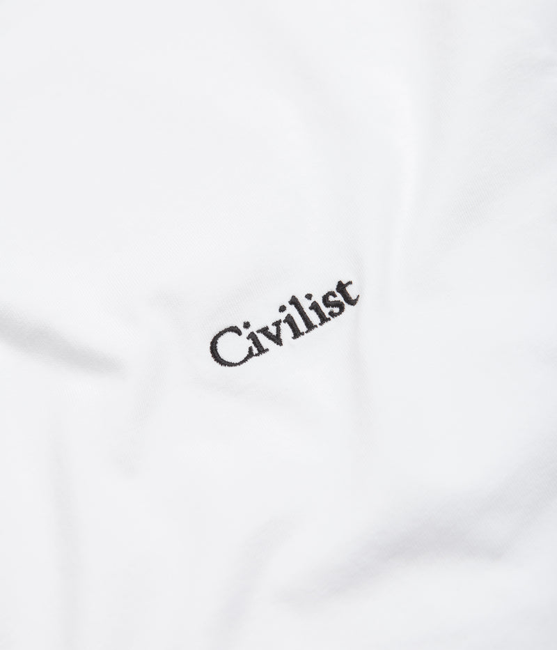 Civilist Mini Logo T-Shirt in White