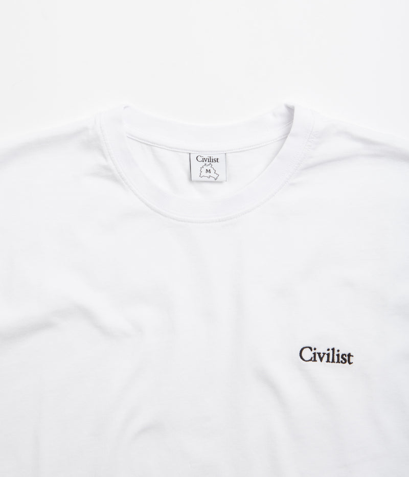 Civilist Mini Logo T-Shirt in White