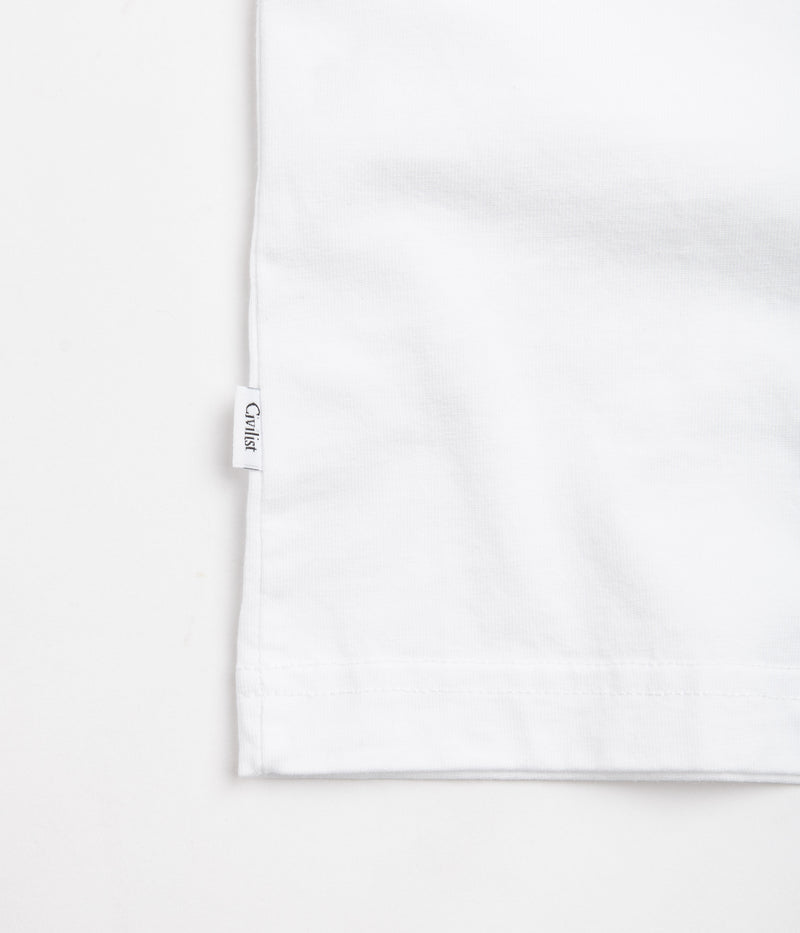 Civilist Mini Logo T-Shirt in White