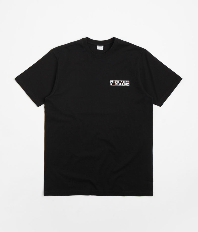 Civilist Monochrome T-Shirt in Black