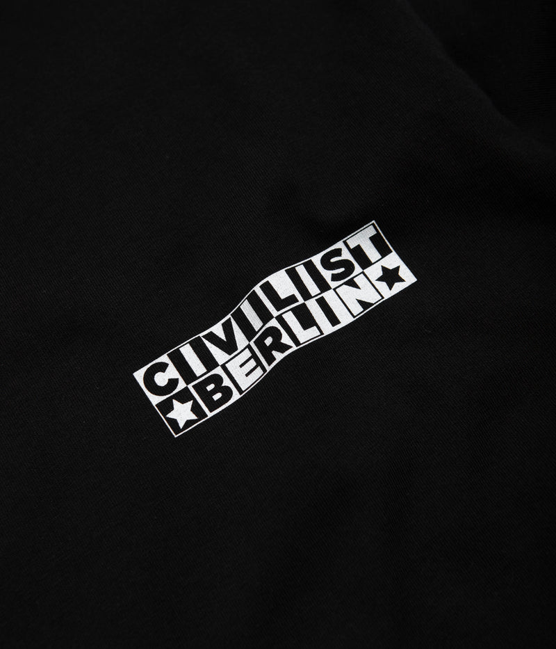 Civilist Monochrome T-Shirt in Black