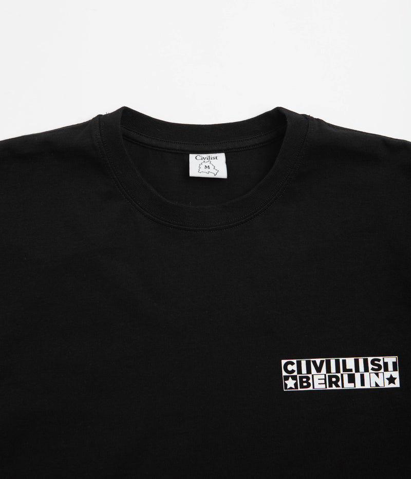 Civilist Monochrome T-Shirt in Black