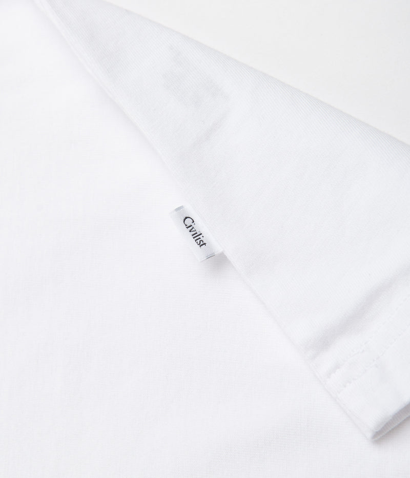 Civilist Muscle T-Shirt in White