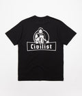 Civilist Schulle T-Shirt in Black