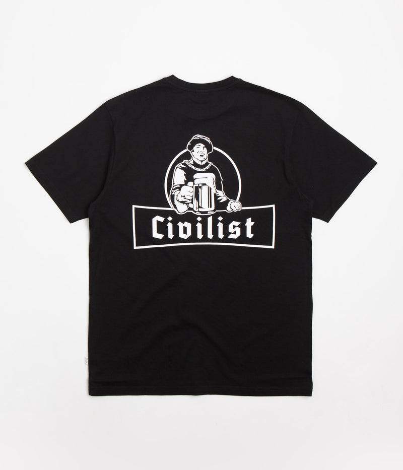 Civilist Schulle T-Shirt in Black