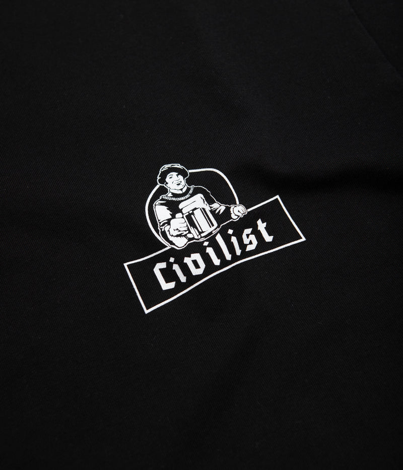 Civilist Schulle T-Shirt in Black