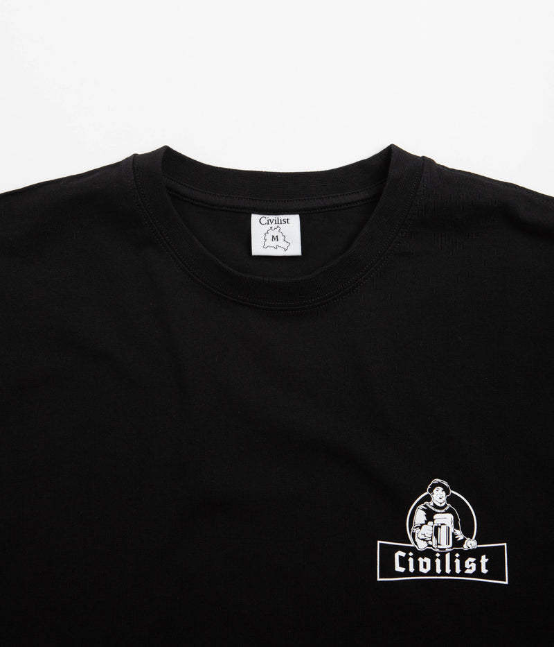Civilist Schulle T-Shirt in Black