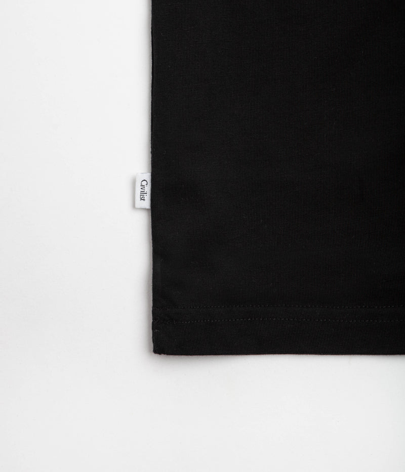 Civilist Schulle T-Shirt in Black