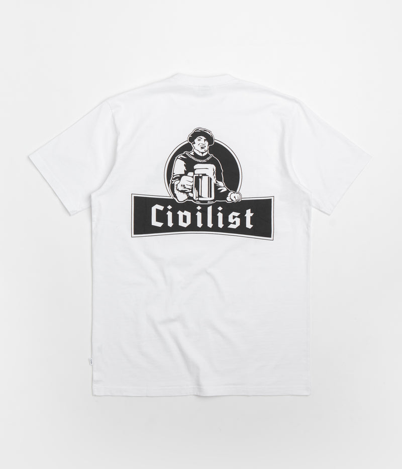 Civilist Schulle T-Shirt in White