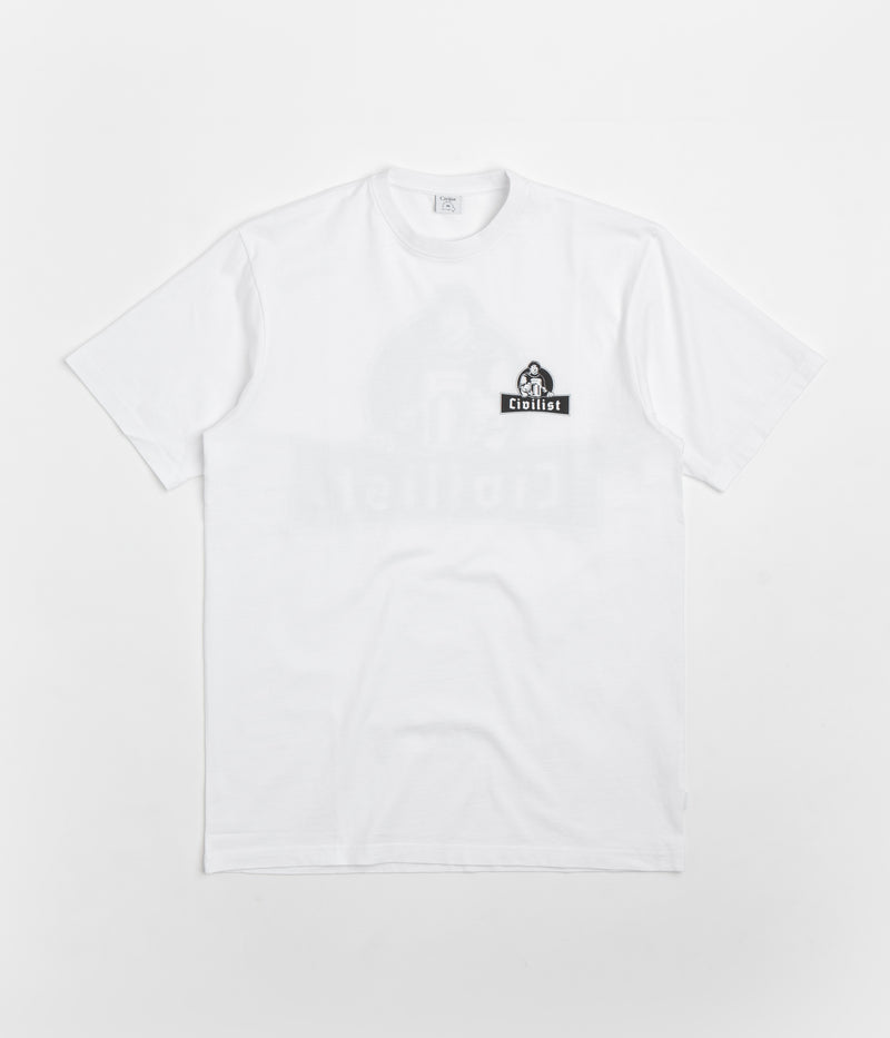 Civilist Schulle T-Shirt in White