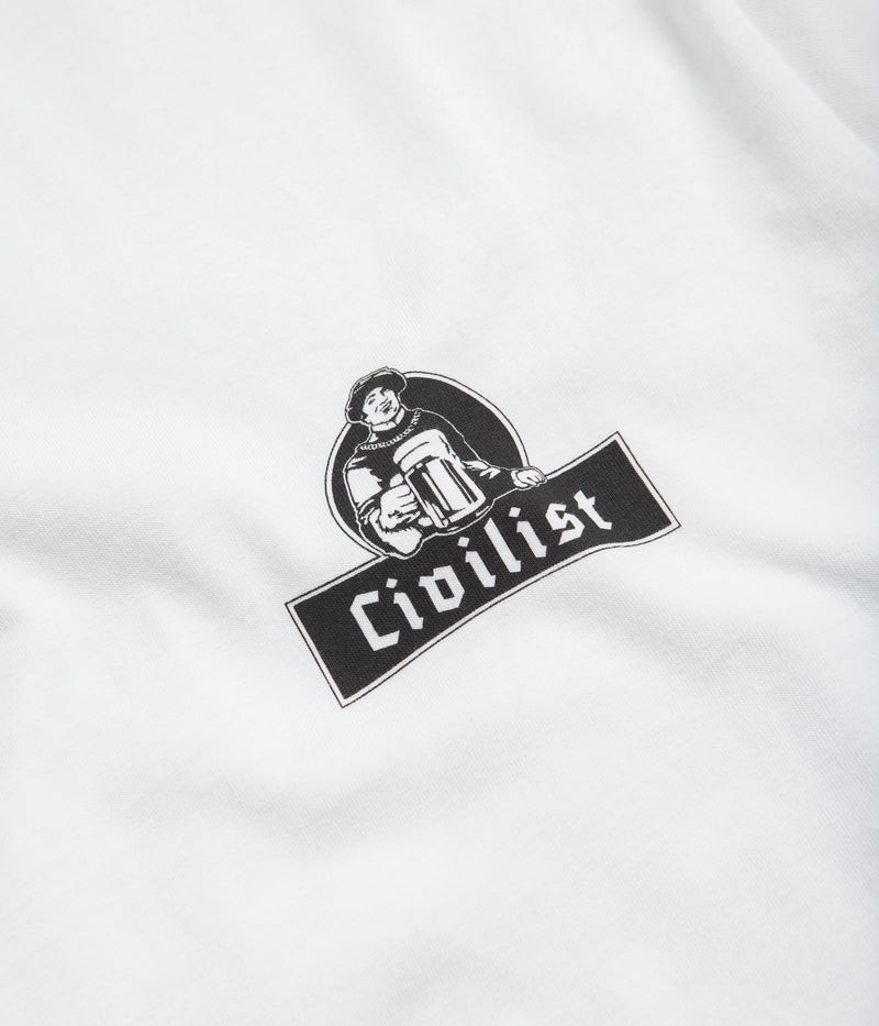Civilist Schulle T-Shirt in White