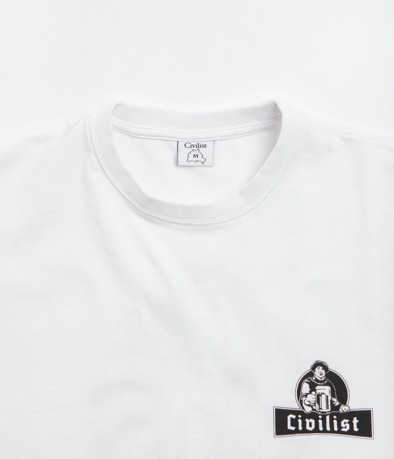 Civilist Schulle T-Shirt in White
