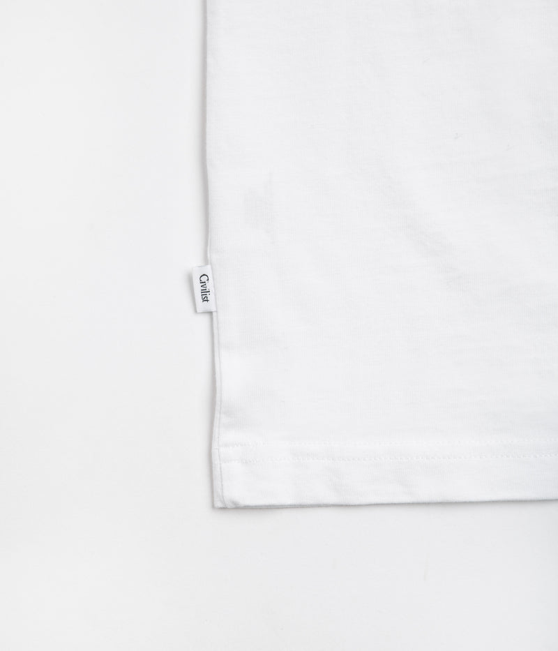 Civilist Schulle T-Shirt in White