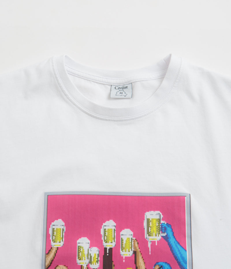 Civilist The End T-Shirt in White