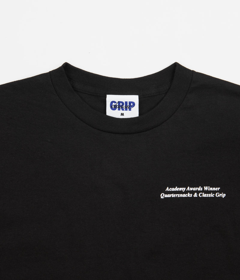 Classic Grip x Quartersnacks Winner T-Shirt in Black