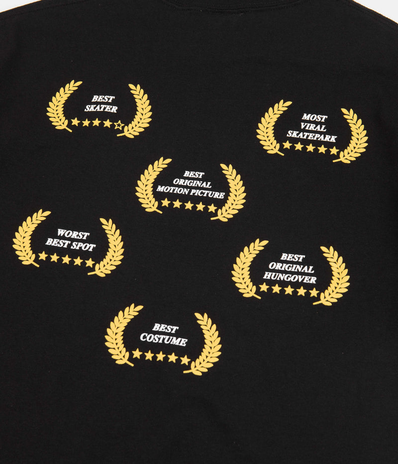 Classic Grip x Quartersnacks Winner T-Shirt in Black