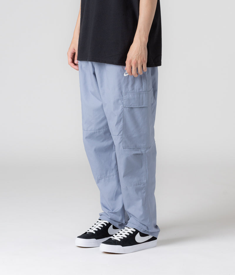 Nike Club Cargo Pants in Ashen Slate and White