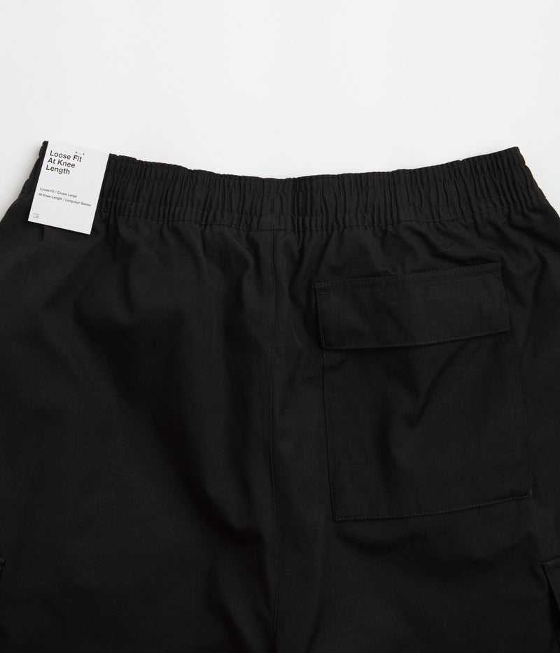 Nike Club Cargo Shorts in Black and White