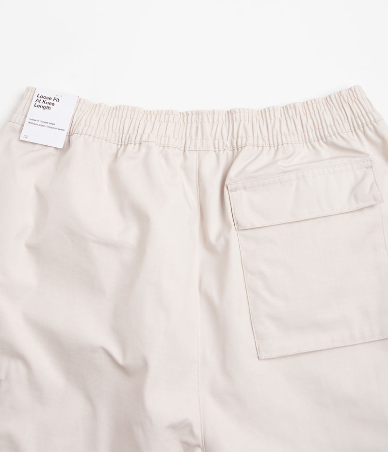 Nike Club Cargo Shorts in Light Orewood Brown and White