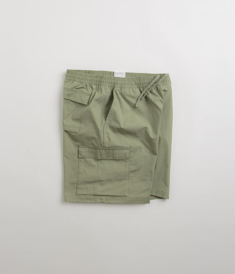 Nike Club Cargo Shorts in Oil Green and White