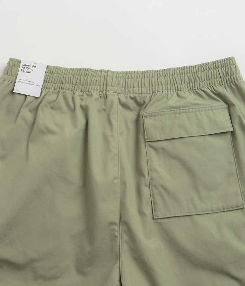 Nike Club Cargo Shorts in Oil Green and White