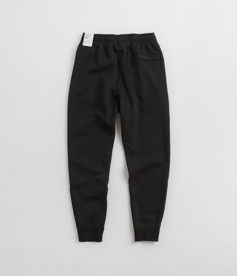 Nike Club Fleece Joggers in Black and Black / White