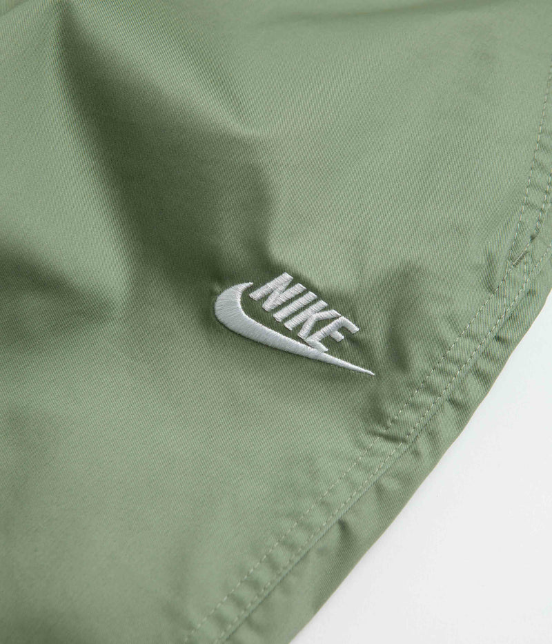 Nike Club Straight Leg Pants in Oil Green and White