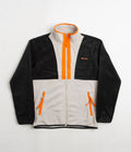 Columbia Back Bowl Full Zip Fleece in Black and Dark Stone