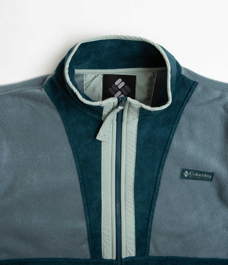 Columbia Back Bowl Full Zip Fleece in Metal and Night Wave