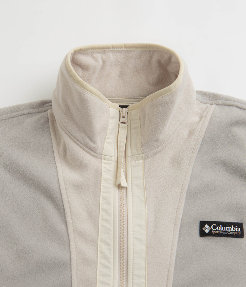 Columbia Back Bowl Lightweight Fleece in Flint Grey and Dark Stone / Chalk