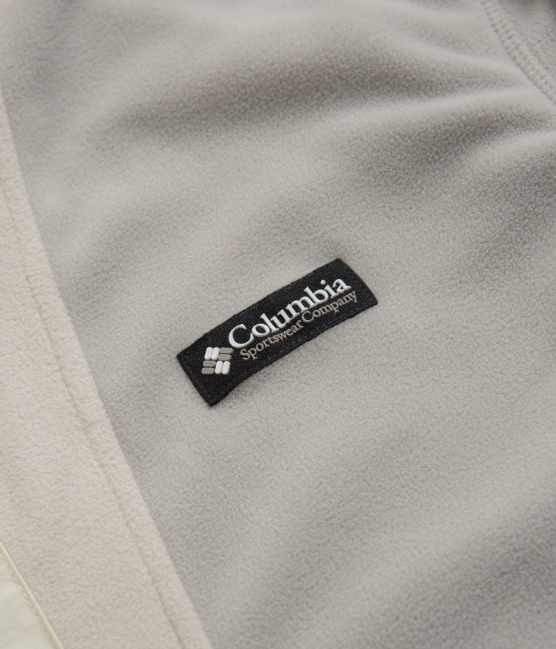 Columbia Back Bowl Lightweight Fleece in Flint Grey and Dark Stone / Chalk