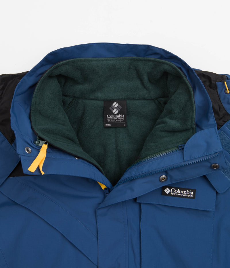 Columbia Ballistic Ridge Interchange Jacket in Impulse Blue and Black