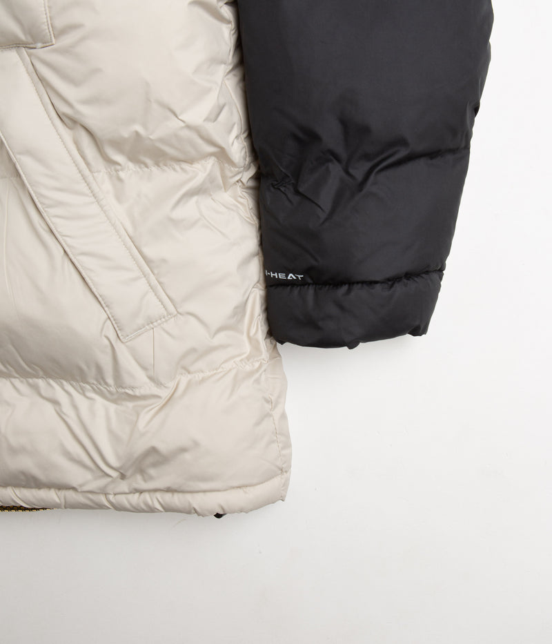Columbia Ballistic Ridge Oversized Puffer Jacket in Dark Stone and Black