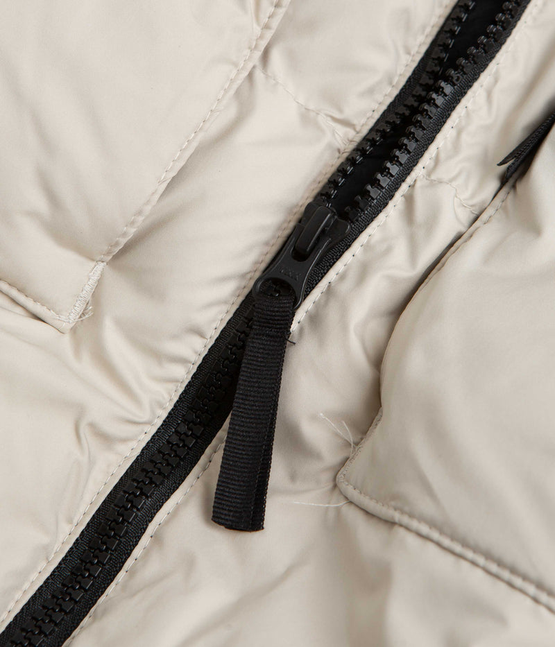 Columbia Ballistic Ridge Oversized Puffer Jacket in Dark Stone and Black