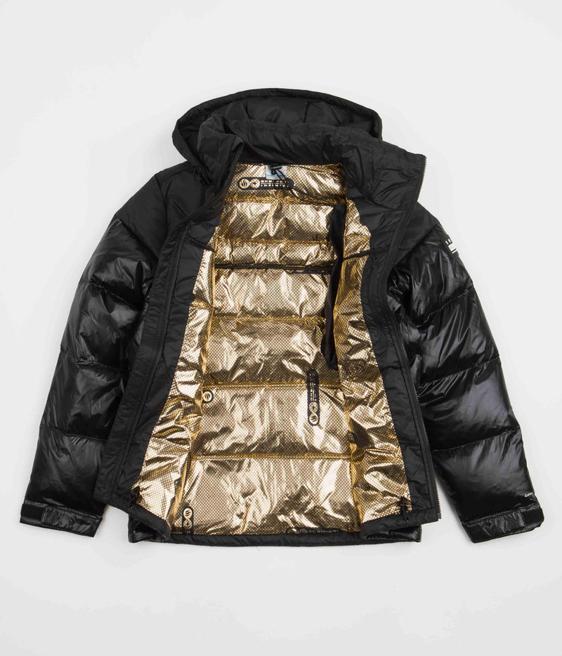 Columbia Bulo Point II Down Jacket in Black Shiny and Black