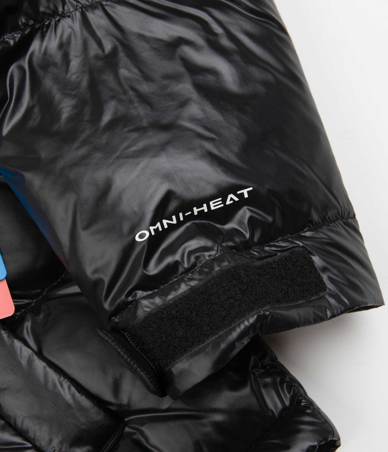 Columbia Bulo Point II Down Jacket in Black Shiny and Black