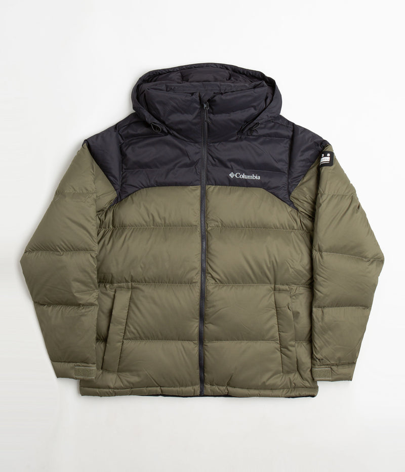 Columbia Bulo Point II Down Jacket in Stone Green and Shark