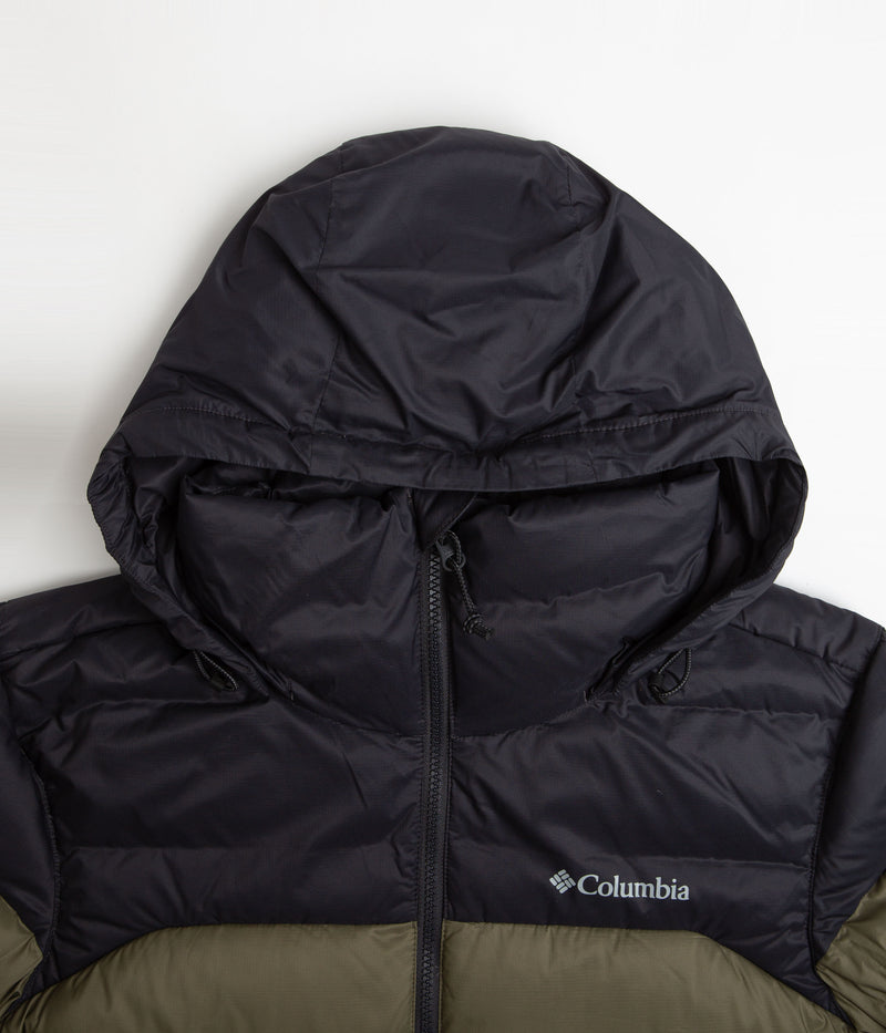 Columbia Bulo Point II Down Jacket in Stone Green and Shark
