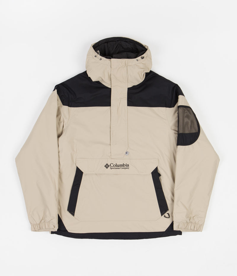 Columbia Challenger Pullover Jacket in Ancient Fossil and Black