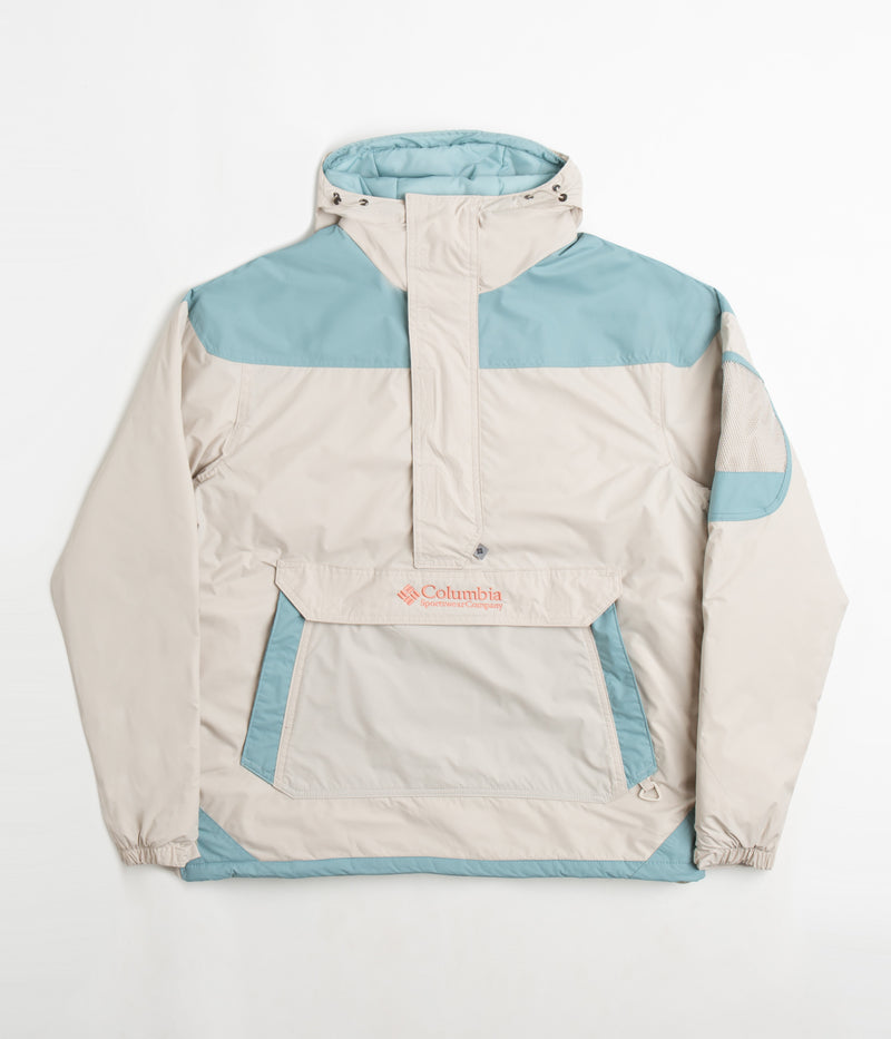 Columbia Challenger Pullover Jacket in Dark Stone and Stone Blue