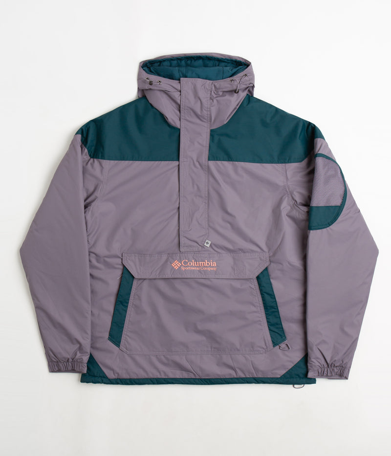 Columbia Challenger Pullover Jacket in Granite Purple and Night Wave