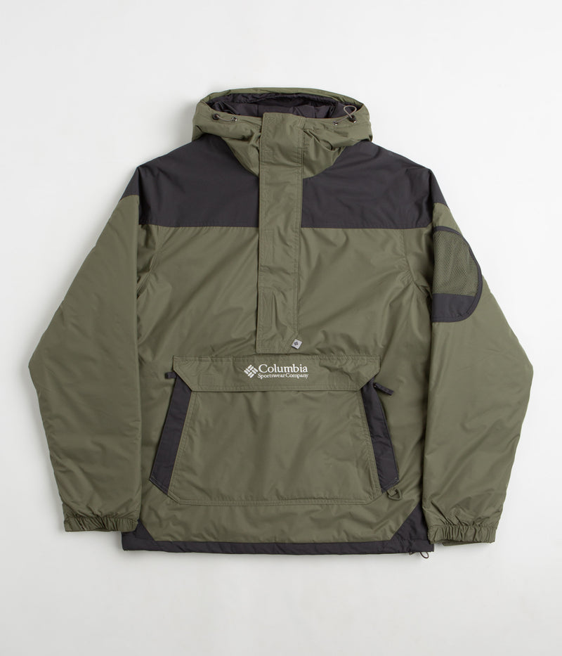 Columbia Challenger Pullover Jacket in Stone Green and Shark