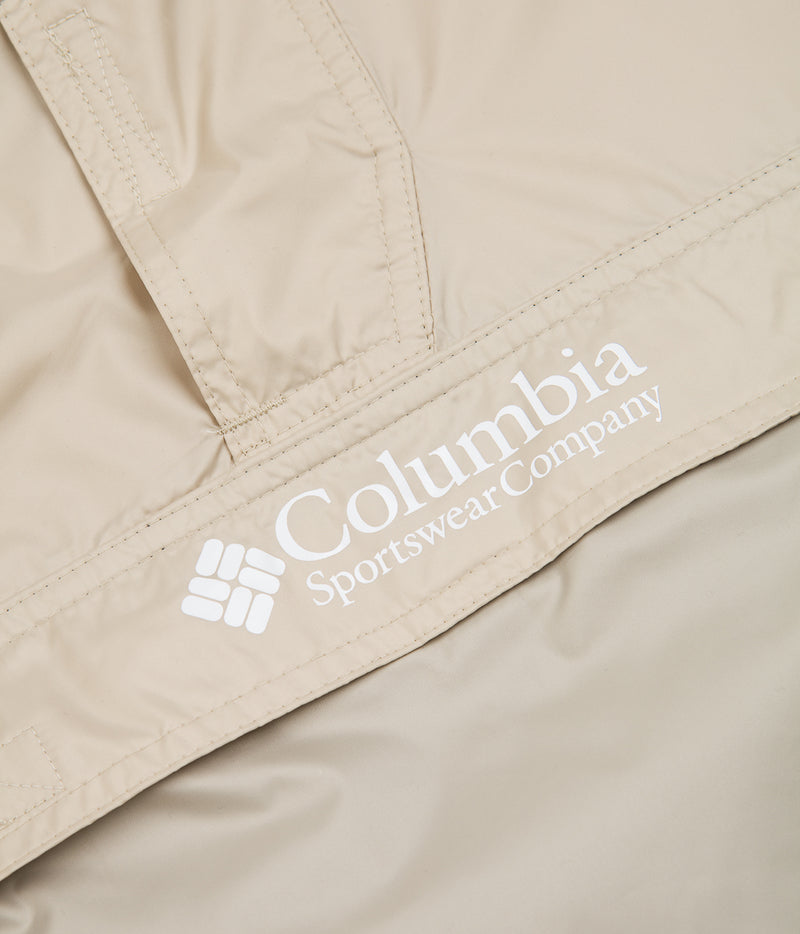 Columbia Challenger Windbreaker Jacket in Ancient Fossil and Collegiate Navy