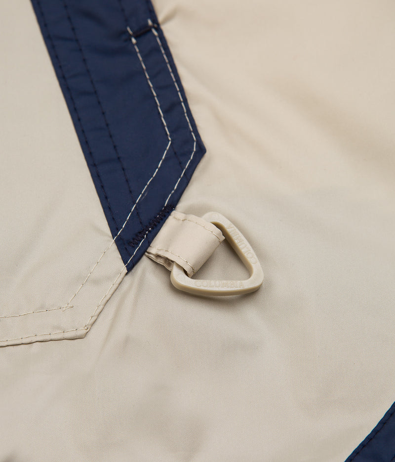 Columbia Challenger Windbreaker Jacket in Ancient Fossil and Collegiate Navy