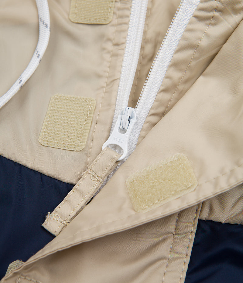 Columbia Challenger Windbreaker Jacket in Ancient Fossil and Collegiate Navy
