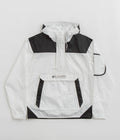 Columbia Challenger Windbreaker Jacket in White and Black